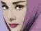 Audrey Hepburn (shawl) - plakat 40x50 cm