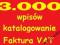 3000 wpisów / katalogowanie / presell pages / FVAT