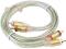 #4539 KABEL 2xRCA / 2xRCA 1,0 m GOLD OFC THOMSON