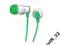 SŁUCHAWKI DOUSZNE MEMOREX EAR BUD CB25 GREEN TIPS