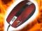 Piękna mysz Tracer SKYLINE RED połysk USB PS/2