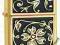 ZIPPO 20903 Gold Floral Flush + benzyna GRATIS