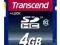 Karta pamięci sd 4gb secure digital Transcend