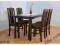 ada-meble ELA stół kuchenny 70x120/150 i 4 krzesła