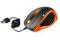 MYSZ NATEC HAWK G-LASER BLACK-ORANGE USB GW24