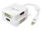 Adapter 3w1 MiniDisplayport do HDMI/DVI/Display