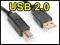 KABEL USB 3m - do drukarki skanera dysku - USB A-B