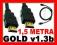 KABEL HDMI-HDMI 1.3b GOLD 2560x1600p FULL HD 1,5M