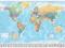 World Map - plakat 91,5x61 cm
