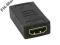 TV6 Adapter łącznik HDMI FEMALE TO FEMALE GOLD
