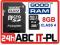 KARTA PAMIĘCI GOODRAM micro SDHC 8GB + ADAPTER SD