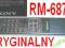 Pilot do SONY RM 687C RM687C RM-687C ORYGINAŁ NOWY