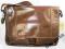 Fossil torba męska skóra ciemny brąz