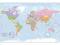 Polityczna mapa Świata - plakat 140x100cm
