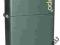 ZAPALNICZKA ZIPPO  ** GREEN MATTE Z LOGO ZIPPO  **