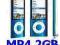 MP4 MP3 Odtwarzacz 2GB FM PL+ ETUI Promocja!!!