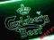 Reklama Neon CARLSBERG BEER prezenter szyld PIWO