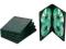 ETUI NA PŁYTY CD/DVD 5 x 4 szt. Czarne