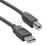 Kabel USB 2.0 A/B 1.5m czarny