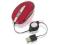 Mysz Apur red TRM-125 (TRM-SO25)mini zw USB