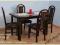 ada-meble DONATA stół kuchenny70x120/150 4 krzesła
