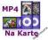 MP4 MP3 FM Odtwarzacz na karte Micro SD+Ładowarka