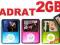 2gb kwadratowy MP4 MP3 PL FM dyktafon 1.8lcd 2 gb