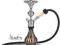 Shisha ZEBRA S 45 cm fajka wodna Czarna szisza