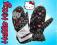 Hello Kitty LEVEL rękawiczki KID mit black 4-6 LAT