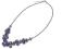 Elegancki Naszyjnik Ametyst Kryształ  N59
