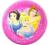 Talerzyki Princess Heart 23cm urodziny party 1732g