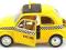 FIAT 500 taxi auto metal 1:24 21033 BBURAGO Burago