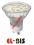 Żarówka diodowa LED15 SMD 5050 GU10 2900-3500K