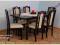 ada-meble DARIA stół kuchn.70x120/150 krzesła 6szt