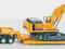 LAWETA Z KOPARKĄ auto metal 1:87 1847 SIKU