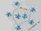 Bransoletka + Kolczyki Swarovski Starfish 16 8kol
