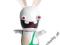RAVING RABBIDS SZALONE KRÓLIKI, KRÓLIK FIGURKA 3D