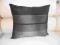 POSZEWKA GLAMOUR CZARNO-SREBRNA W PASY  40X40CM