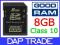 8GB KARTA PAMIĘCI SD HC GOODRAM CLASS 10 8 GB HD