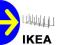 TANIO IKEA RATIONELL VARIERA PRZEGRODY NA POKRYWKI