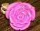 Różowa róża żywica pierścionek retro