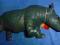NOSOROŻEC Z ZOO ogromna masywna figurka 30cm