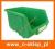 165x240x125 POJEMNIK MAGAZYNOWY ZIELONY  PG-0083