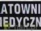 Naszywka RATOWNICTWO MEDYCZNE 30x10cm z rzepem