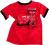 N K-ów red NOWY FASON T-shirt zygzak CARS2 128