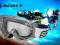 SCOTT GOGLE MX-model 89XI -antyfog- silver TANIO