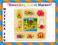 Drewniane PUZZLE kształty pinezki SAFARI 10m TYCHY