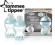 Tommee Tippee 2 x 260ml 0% Bpa + smoczek niebieska