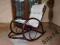 Wspanialy fotel bujany rattan/ratan
