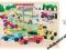 Duże drewniane puzzle WYŚCIGI FORMUŁA 96 elem GOKI